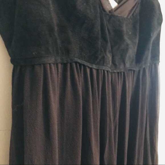 TO the MAX | 12 | Suede Leather & Silk dress - Picture 6 of 16